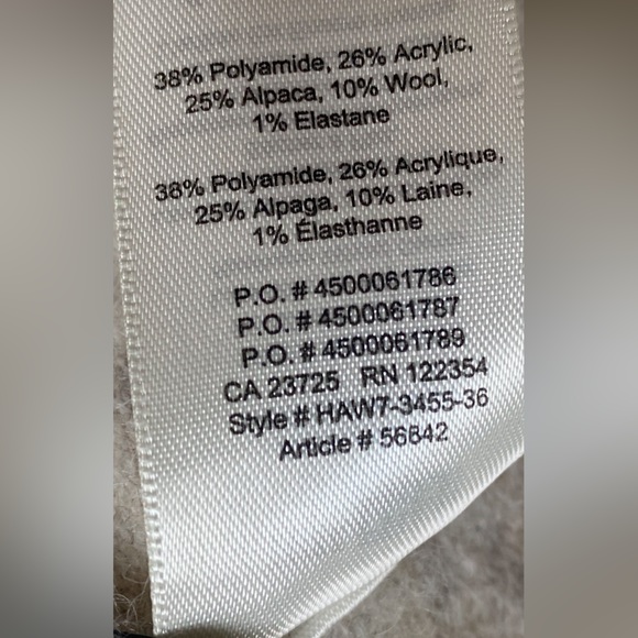 Aritzia Wilfred Free Fei Fei Alpaca BlendFringe Trim Sweater Vest - Picture 8 of 15